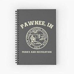 Pawnee Indiana Parks Recreation Spiral Notebook
