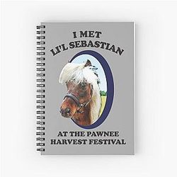 Lil Sebastian Parks and Recreation Spiral Notebook