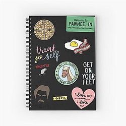 Parks and Recreation TV Show Spiral Notebook