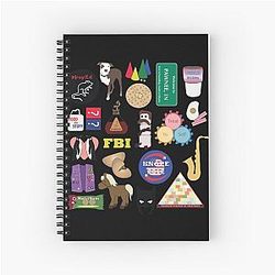 Birthday Gifts Parks Recreation Spiral Notebook