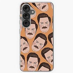 Ron Swanson Parks and Recreation Samsung Galaxy Soft Case