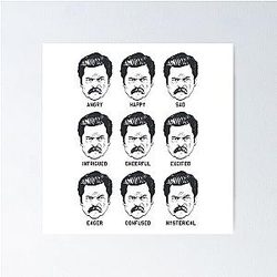 Ron Swanson Parks and Recreation Poster