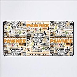 Welcome to Pawnee - Parks and Recreation Desk Mat