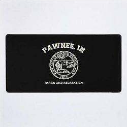 Parks Department T-Shirt Pawnee Indiana Parks Recreation Desk Mat