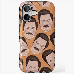 Ron Swanson Parks Recreation iPhone Tough Case