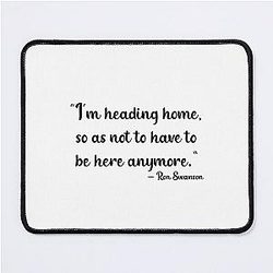 Ron Swanson Parks and Recreation Mouse Pad