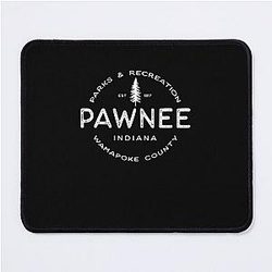 Parks and Recreation - Pawnee - Leslie Knope - TV Show Essential Mouse Pad
