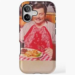 Ron Swanson Parks and Recreation Steak iPhone Tough Case