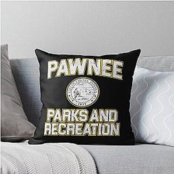 Vintage Parks Recreation Amazing Throw Pillow for Movie Fans
