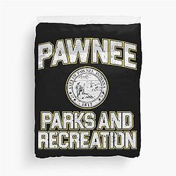 Vintage Parks Recreation Movie Fans Duvet Cover