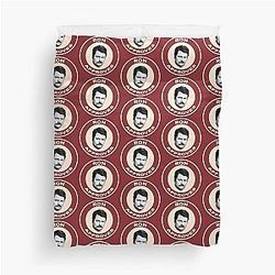 Ron Approves Parks and Recreation Duvet Cover