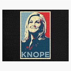 Vintage Retro Parks Recreation Knope Jigsaw Puzzle