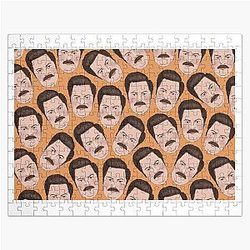 Ron Swanson Parks and Recreation Jigsaw Puzzle