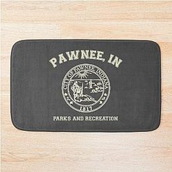 Pawnee Indiana Parks Recreation Bath Mat