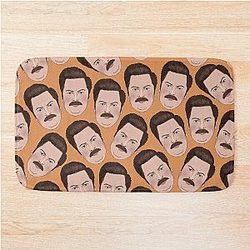Ron Swanson Parks Recreation Bath Mat
