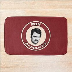 Ron Approves Parks and Recreation Bath Mat