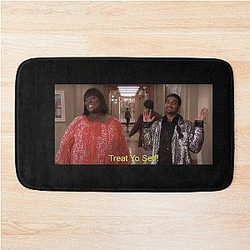 Funny Parks and Recreations Tom and Donna Treat Yo Self Bath Mat
