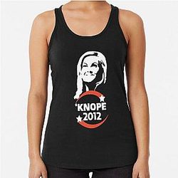 Retro Vintage Parks Recreation Leslie Knope City Council Racerback Tank Top