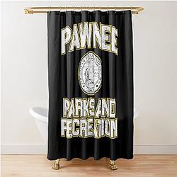 Vintage Parks Recreation Most Important For Movie Fans Shower Curtain
