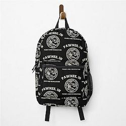 Parks and Rec T-Shirt Pawnee Indiana Parks and Recreation Backpack