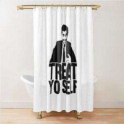 Treatment and shower curtain