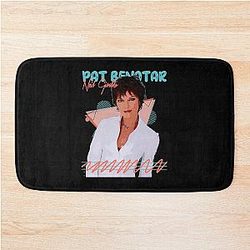 Retro Pat Benatar 80s Fan Art Design Bath Mat