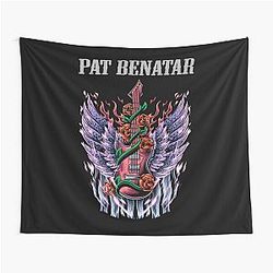 Art Depiction of Pat Benatar Tapestry
