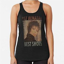 Art Pat Benatar Racerback Tank Top