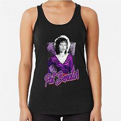 Retro Style Pat Benatar Racerback Tank Top