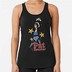 Art Pat Benatar Racerback Tank Top