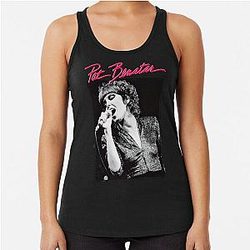 Art Pat Benatar Racerback Tank Top