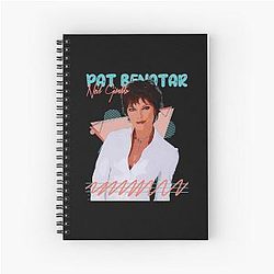 Retro Pat Benatar 80s Fan Art Spiral Notebook