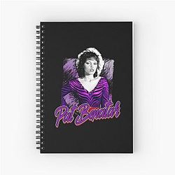 Retro Style Pat Benatar Spiral Notebook
