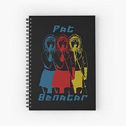 Art Pat Benatar Spiral Notebook