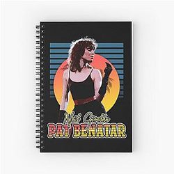 Art Pat Benatar Spiral Notebook