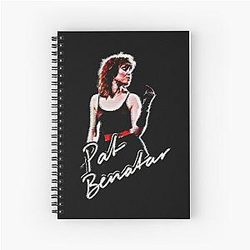 Art Pat Benatar Spiral Notebook
