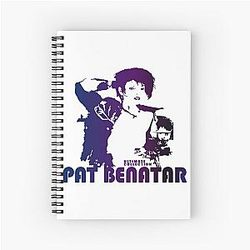 Pat Benatar Spiral Notebook