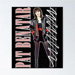 Art Rock Pat Benatar Poster
