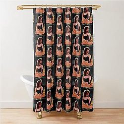 Pat Benatar Retro Shower Curtain