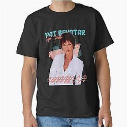 Retro Pat Benatar 80S Fan Art Design T-Shirt