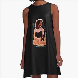 Pat Benatar Retro A-Line Dress