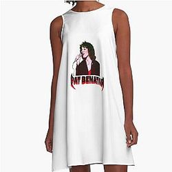 Pat Benatar Singer A-Line Dress