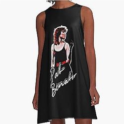 Art Pat Benatar A Line Dress