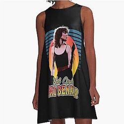 Art Pat Benatar A Line Dress