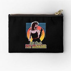 Retro Flyer Style Pat Benatar Fan Art Design Zipper Pouch.