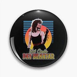 Retro Flyer Style Pin Design Fan Art Pat Benatar
