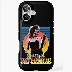 Retro Flyer Style Pat Benatar Fan Art Design iPhone Case