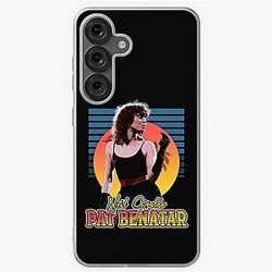 Retro Flyer Style Pat Benatar Fan Art Design for Samsung Galaxy Soft Case