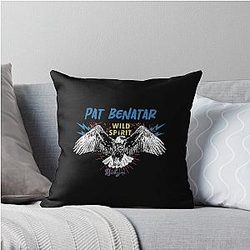Pat Benatar Wild Spirit Throw Pillow
