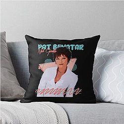 Retro Pat Benatar 80s Fan Art Pillow